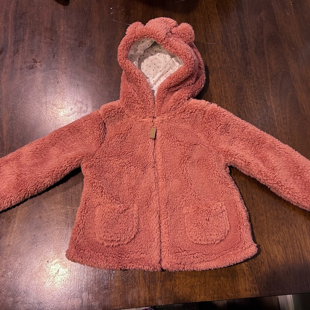 NWT Carter’s Baby Girl Sherpa Jacket